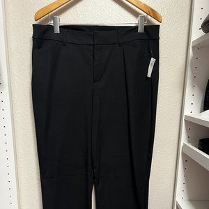 Old Navy Pixie straight high-rise black pants
